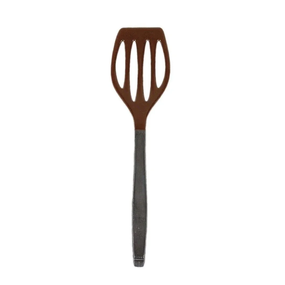 Vintage Westmark Flonal Spatula Slotted Turner Brown W Germany Kitchen Utensil